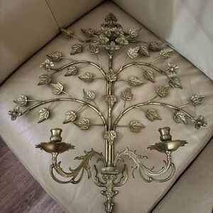 (Set) Elegant Gold Wall Art Sculpture